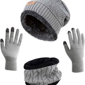 Winter Hat, Scarf, Gloves